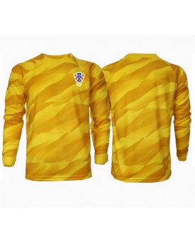 Croazia Portiere Maglia Gara Casa Repliche Europei 2024 Maniche Lunghe